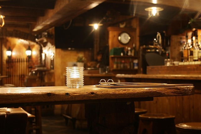 The White Grouse Pub interior